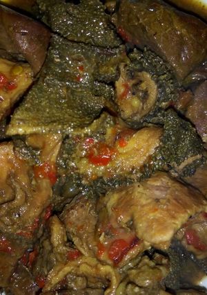 A picture of Kayan Chiki pepper soup.