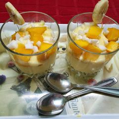 A picture of Mango Banana Custard.