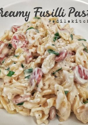 Foto resep Creamy Fusilli Pasta