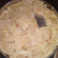 Banana barfi A picture of Banana barfi.