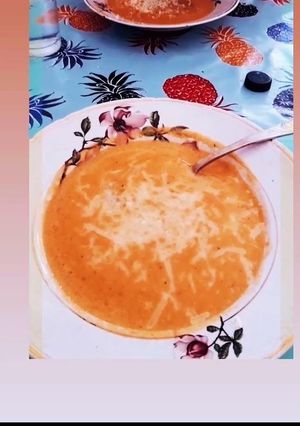 Una foto de Crema de Zapallo