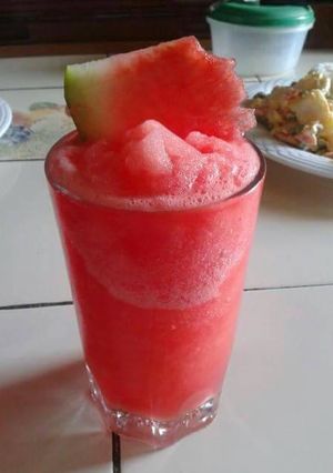 Una foto de Batido de patilla 💚
