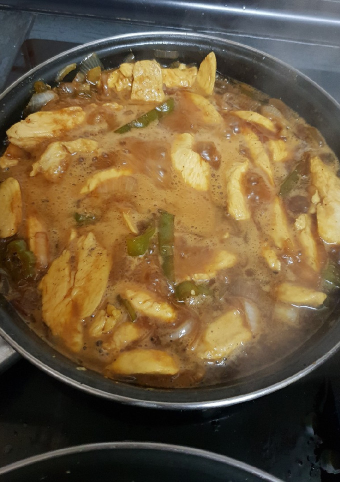 Una foto de Pollo a la soja