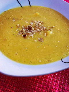 Una foto de Crema calabaza