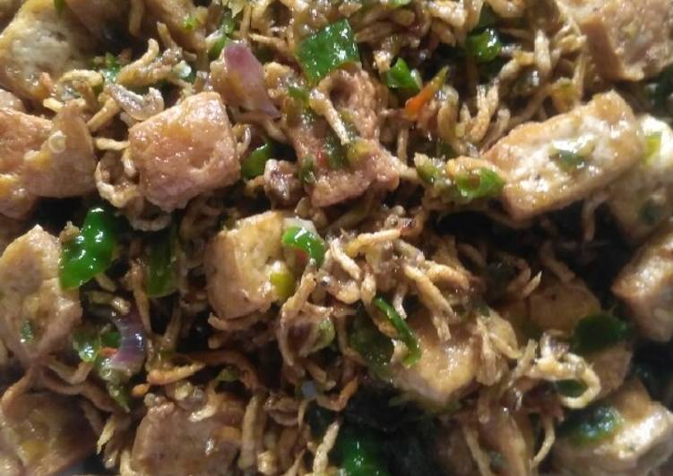 Teri medan sambal lado hijau