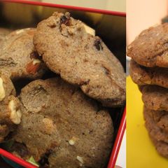 A picture of Ragi, Bajra and Wholewheat Shortbread Cookies with Pumpkin Pie Spice.