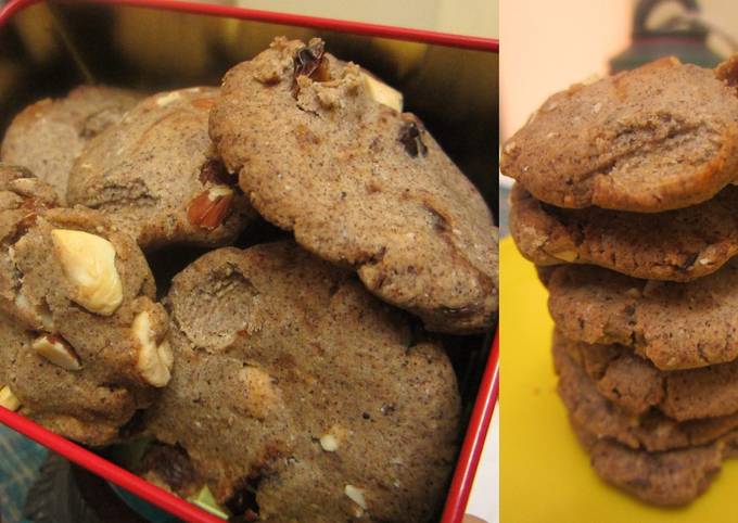 Ragi, Bajra and Wholewheat Shortbread Cookies with Pumpkin Pie Spice