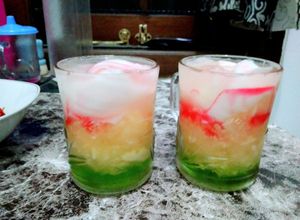 Foto resep Es blewah kelapa Muda