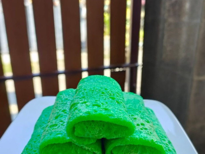 Resep Dadar gulung pandan gula merah Murah