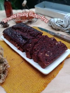Foto resep Brownis Pisang Gluten-free