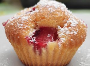 Epres muffin recept fotója