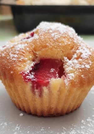 Epres muffin recept fotója