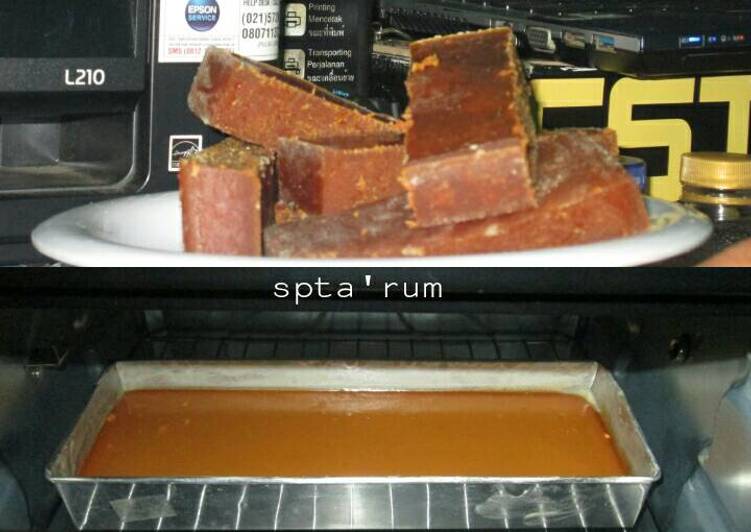 Bolu Karamel Bantat (tanpa pengembang, tanpa mixer)