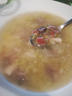 Una foto de Sopa de picadillo con verdura