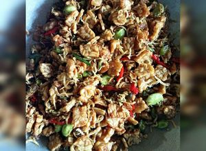 Foto resep Sambal Goreng Kering Bilis Tempe