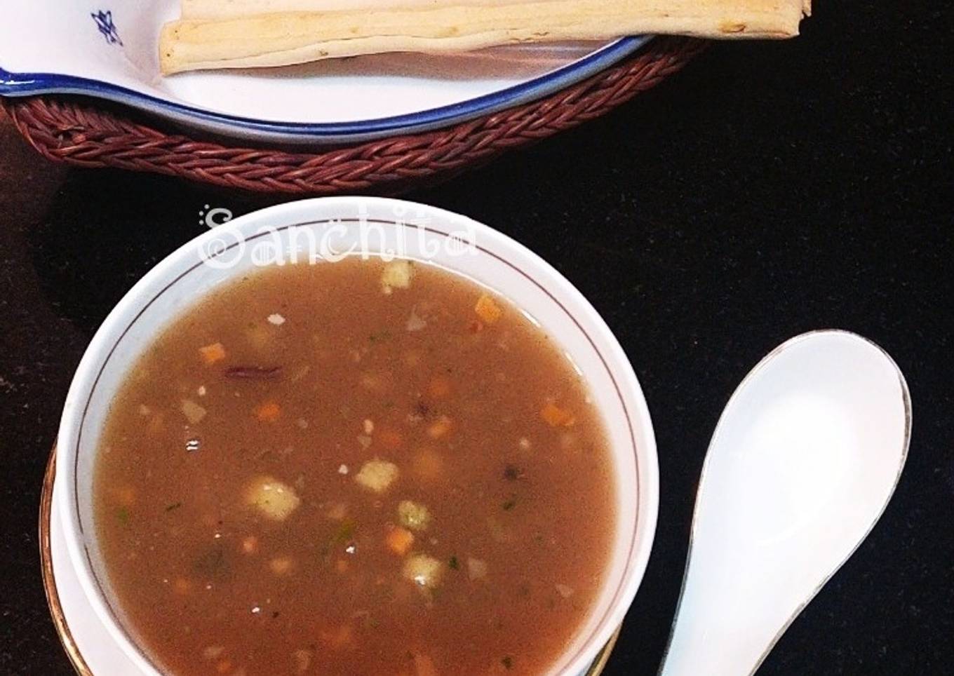 Ragi Almond Vegetable Soup