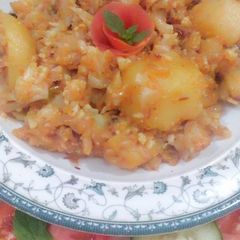 A picture of Gobhi aloo.