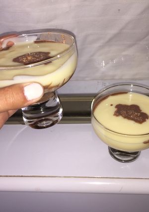 Una foto de Pie de limón de avena y chocolate