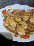 Udang asam manis ala resto