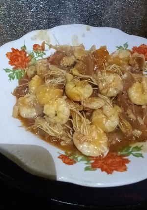 Foto resep Udang asam manis ala resto