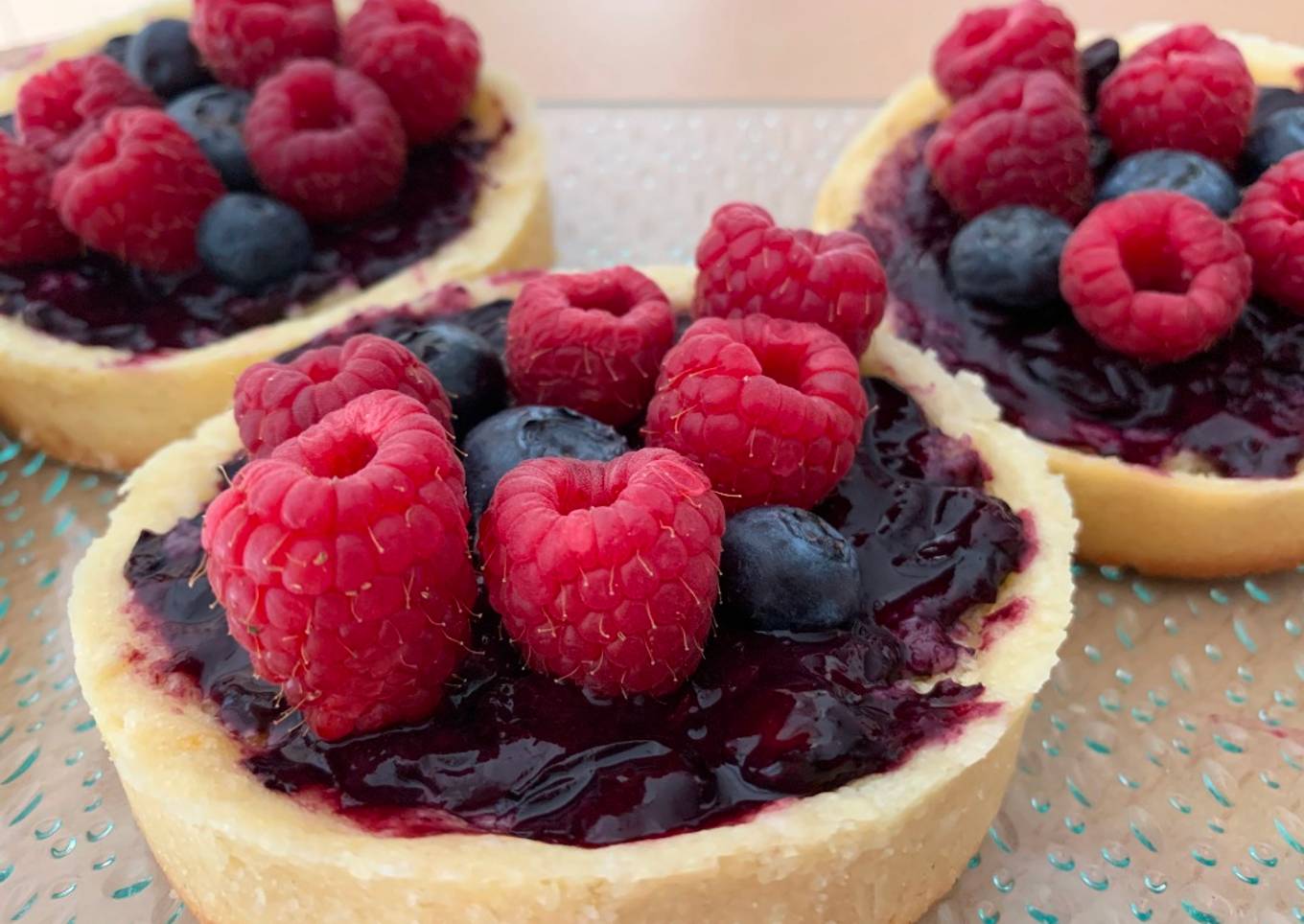 Tartelettes à la myrtille et à la framboise 🥧🫐