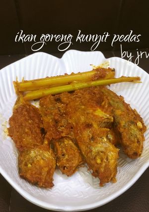 Foto resep Ikan goreng kunyit pedas
