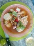 Sopa de pescado con tropiezos