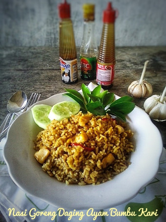 Resep Nasi Goreng Daging Ayam Bumbu Kari Gampang