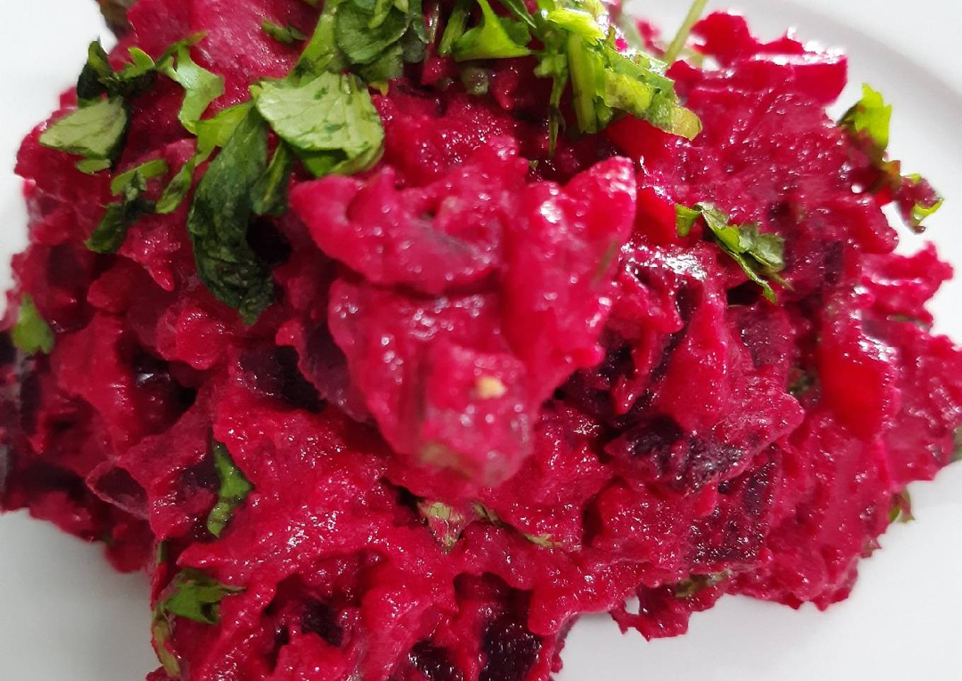 Ensalada de remolacha y papas