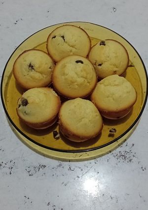Una foto de Muffins de limón con chips de chocolate