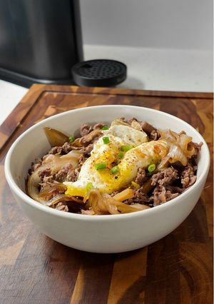 A picture of 30-minute Gyudon.