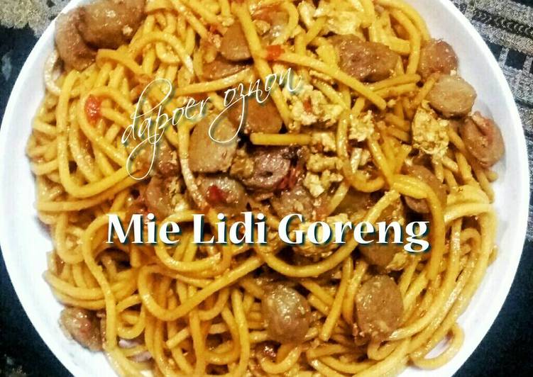 Resep Mie Lidi Goreng yang Enak