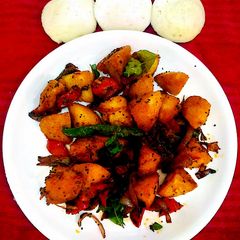 A picture of Masala Idli.