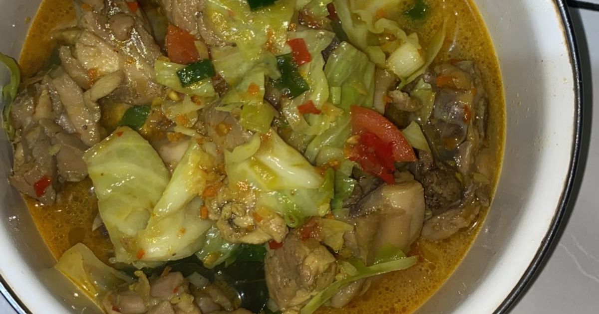 Tongseng ayam santan