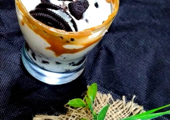 Simple Way to Prepare Delicious Oreo caramel dream dessert