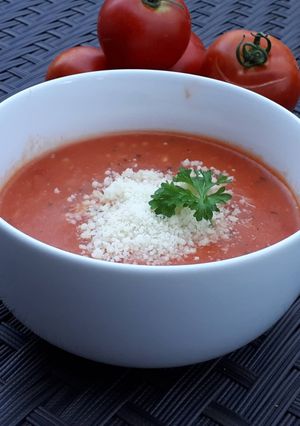 Paradicsomleves friss paradicsomból - gluténmentes recept fotója