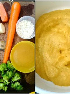 Foto resep MPASI - 7M+ Bubur Salmon Brokoli Wortel