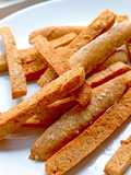 French fries Crispy Tofu เฟรนช์ฟรายเต้าหู้กรอบ lowcarb snack😋🍟