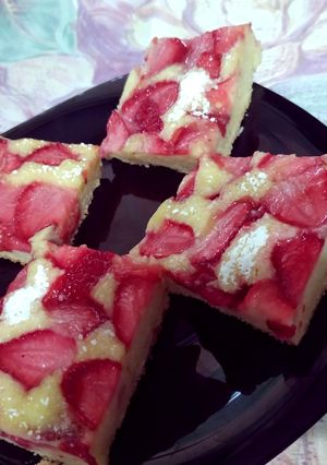 O poză a rețetei Tartă delicioasă cu căpșuni 🍓.
