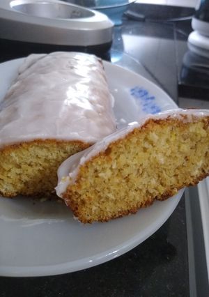 Una foto de Budín de coco y limón fácil y económico
