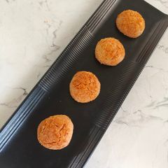 A picture of Whole Wheat flour and Coconut Nankhatai.