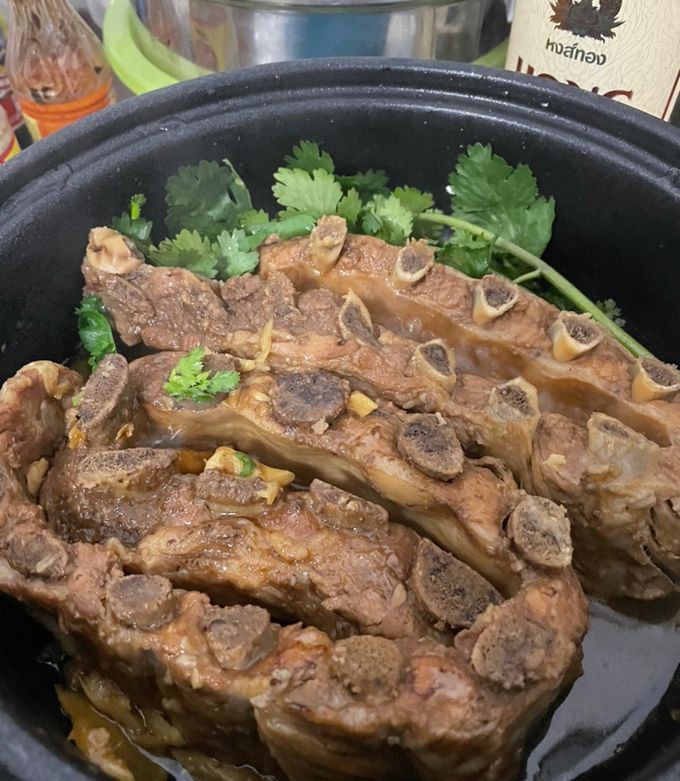รูปของ ซี่โครงหมูตุ๋นซีอิ๊วเหล้าไทย