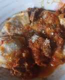 Ravioles de acelga y pollo
