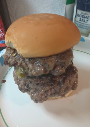 A picture of Double Dilly Burger.