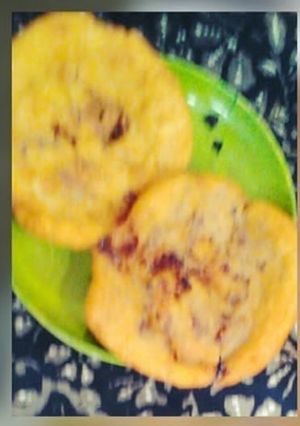 A picture of Kanpur's special kabaab samose🥘🍲.