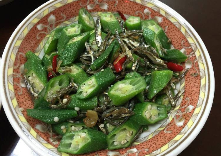  Resep  Okra tumis teri  oleh Angelic Cookpad