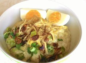 Foto resep Bubur Ayam Oatmeal (super easy & quick)