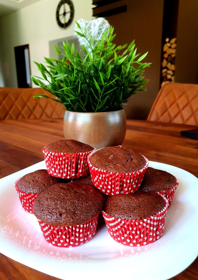 Banános kakaós muffin🍌🍫 recept fotója