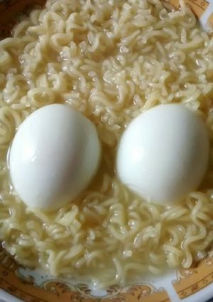 Foto resep Mie telur rebus
