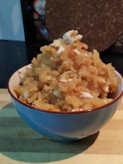 A picture of Moong dal halwa.